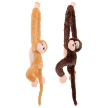 2 Stuks Hangende Pluche Aap Knuffel Speelgoed Cadeau voor Kinderen en Volwassenen Zacht en Schattig 26 cm