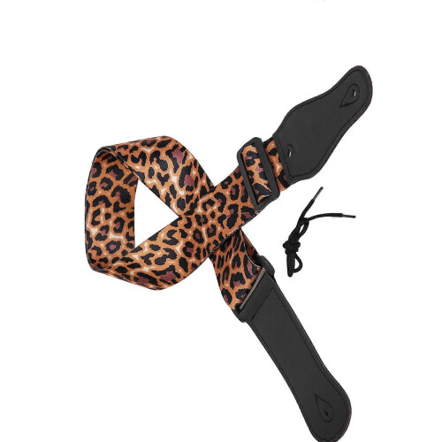 Adjustable Guitar Strap with Leather Ends, Comfortable Shoulder Belt for Electric Guitar, Soft Shoulder Pad, Multicolor