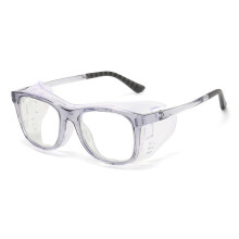 Vochtkamerbril voor verlichting van droge ogen, blauwlichtfilter, winddicht, grijs transparant glas, comfortabel draagbaar