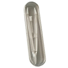 Set pinzette per lenti a contatto e strumento di rimozione, pinze lunghe trasparenti per inserimento e rimozione facile, colore trasparente