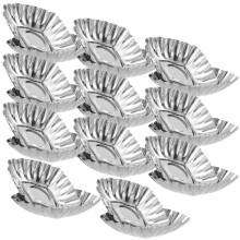 Edelstahl Backformen für Eierkuchen und Cupcakes, ideal für DIY, Silber, 20 Stück, langlebig und wiederverwendbar