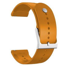 Cinturino in silicone compatibile con Suunto 5 Peak, morbido, resistente al sudore, nero, per uso sportivo quotidiano