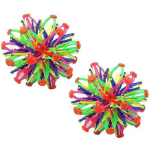 2 stuks intrekbare ballen, magische ballen voor jongens en meisjes, intrekbare gekleurde ballonnen voor spel en plezier