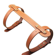 Sangle de transport en cuir pour couverture de pique-nique, camping et voyage, marron, 1 pièce, pour tapis de sol outdoor