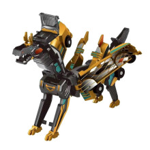 2-in-1 Magnetisches Dinosaurier-Transformationsauto, kollidierendes Spielzeugauto für Kinder, verwandelbar und robust