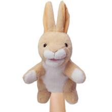 2026 Handpop beer 25 cm dierenhandpop voor kinderen met beweegbare mond van zacht pluche voor rollenspel en verhalen vertellen