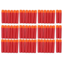 EVA schuim pijlen 60 stuks 9,5 cm universele schuimmunitie met fluitje voor schuimblasters, veilig voor binnen en buiten
