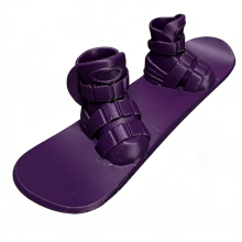 Mini vinger-snowboard, 3D-geprint snowboard voor vingers, compact speelgoed voor trucs en balans voor binnen en buiten