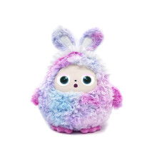 Interactief slim pluchen knuffeldier met veelkleurige regenboogvacht, lichtgevende ogen en educatieve spellen voor kinderen