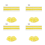 4-Pack Microfiber Steam Mop Cloth Set Compatible with Karcher Easyfix SC2 SC3 SC4 SC5 Handheld Vacuum Cleaner Replacement Pads 1