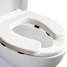Toilettensitzerhöhung für Senioren, 5 cm, U-Form, rutschfeste Struktur, weich, passend für Universaltoiletten, bequem und praktisch