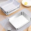 6 Piece Nonrust Steel Bentos Box-Small size 600ml wit 6