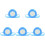 Sky-Blue Polyester Ribbon for Gift Wrapping and DIY Decoration 1
