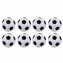 Balles de rechange pour baby-foot, 32 mm, en résine, lot de 8, compatibles avec la plupart des jeux de baby-foot.
