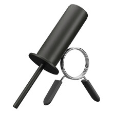 Weight Stack Pin, Steel, 8mm Diameter, Compatible with 9-10mm Fitness Equipment, Black