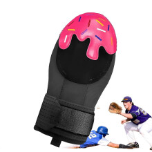 Baseball-Sliding-Handschuhe mit verdickten Schutzpolstern, beidhändig tragbar für das Base-Running-Training