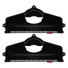 Desktop Air Hockey Scoreboard with Hanging Technology for Accurate Counting, 2-Pack Black Plastic Tabletop Game Accessory
