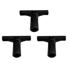 stuks eindkappen voor trampolinepalen, T-vormige buishulzen (16 mm, 21 mm interface), PP-materiaal, voor de veiligheid van uw trampoline thuis.