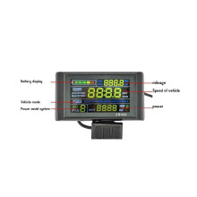 Écran LCD couleur pour vélo électrique, compatible 24V-60V, étanche, pour guidon 2.2cm