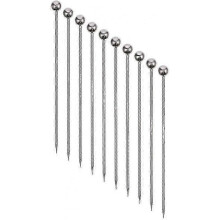 Stainless Steel Cocktail Picks 50 Pcs 4.3 Inch YRL Edition 1129 Small Ball Head Design for Martini, Garnish and Bar Use
