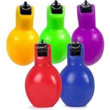 Hand Whistles Pack of 5, PVC Whistles for Trainers Referees Coaches Dog Trainers, Football Emergencies Sports Training