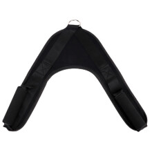 Ab Crunch Strap with Ergonomic PVC Grip Extra Wide Padding Compatible with Most Cable Gym Machines for Core Training Home Commercial Gym Use