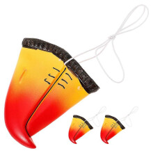 3 Stück mehrfarbige Papageienschnabel-Nasen-Requisiten aus Vinyl für Cosplay, Kostümpartys, Bühnenauftritte und Fotoshootings