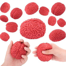 Hersen sensorische stressbal 6 stuks, kleverig elastisch plakkerig speelgoed voor volwassenen