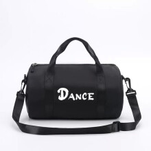 Bolsa deportiva para niñas con bolsillo para zapatos, nailon repelente al agua, correa ajustable
