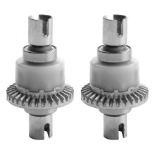 2 Pack PX9300-07A Metal and Plastic RC Differentials compatible with 9300 9304 1/18 Scale RC Model Cars Spare Parts