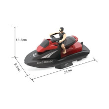Rechargeable Water Toy Motorcycle with Figure, 6 Turning Options, Pool Lake Use for Ages 14+