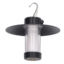 Lanterne de camping avec 4 modes d'éclairage, réglable, étanche et base magnétique pour une utilisation portable en extérieur