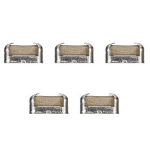 Tragbare Handwärmer-Brenner für die Hosentasche, 5er-Pack, Aluminiumlegierung, silberfarben, 34 x 12 x 18 mm, Ersatzteile