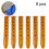 Aluminium Triangular Tent Pegs for Sand Snow Ground, 6-Pack, Bright Gold, 31cm 1