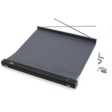 Daktent/zonnescherm voor zijspan, compatibel met 1/8 en 1/10 RC crawler auto's, zwart composietmateriaal