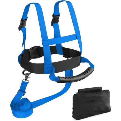 Training Belt for Skiing and Snowboarding Coaching, Nylon Strap for Speed Control, 370g