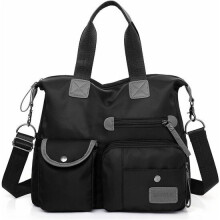 Waterdichte, ruime crossbodytas voor dames, moderne PU-stijl organizer met vakken voor documenten en telefoon.