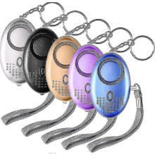 Llavero con alarma personal de 140 dB con luz LED, dispositivo de seguridad de emergencia para protección personal.