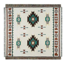 Tapis de pique-nique en coton 90x90cm pliable et imperméable pour la plage, le camping et le parc