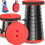 Folding Stool Portable Adjustable Height 6-45cm Compact 24x6cm Folded Max Load 150kg for Camping 1