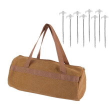 Schraubbare Zeltnägel mit Tragetasche, leuchtende Bodenanker für Outdoor-Campingzelte