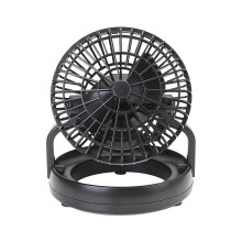 Ventilateur de camping rechargeable avec lumière LED, ventilateur de tente portable à suspendre pour les activités de plein air