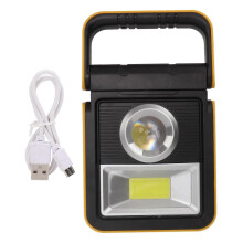 Solarbetriebene LED-Campinglaterne mit USB-Ladefunktion, 1500-mAh-Akku, wasserdichtem ABS-Gehäuse für Outdoor-Aktivitäten wie Angeln und Wandern