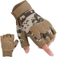 Gants rembourrés et respirants sans doigts pour hommes, idéaux pour le cyclisme, la moto et les sports de plein air