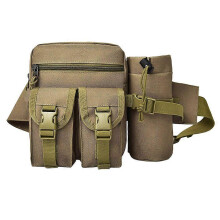 Tragbare taktische Outdoor-Hüfttasche, Nylon-Gürteltasche zum Wandern, Radfahren, Camping und Angeln