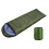 Army Green Envelope Sleeping Bag for Camping Hiking, Compression Sack, Waterproof, 5-20 1