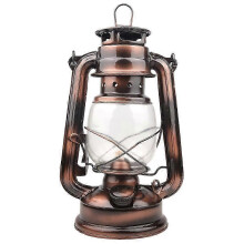 Lanterne tempête à pétrole rétro pour le camping, éclairage d'urgence extérieur et décoratif, modèle pliable