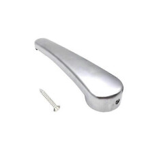 Silver Toilet Door Handle Compatible with Elddis Compass Bailey Hymer Caravan Motorhome, Satin Finish