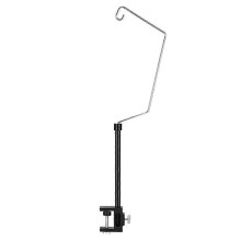 Tragbarer Tischlampenständer aus Aluminiumlegierung mit Klemme für Outdoor-Camping-Tischbeleuchtung