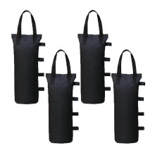 Sacchi di sabbia per zavorra gazebo, 4 pezzi, capacità 13.6 kg, tessuto Oxford, con cinghie e maniglie